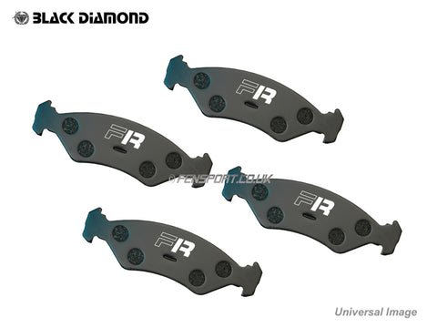 Brake Pads - Rear - Black Diamond Predator - iQ, Yaris 1.8 Sport, CT200h