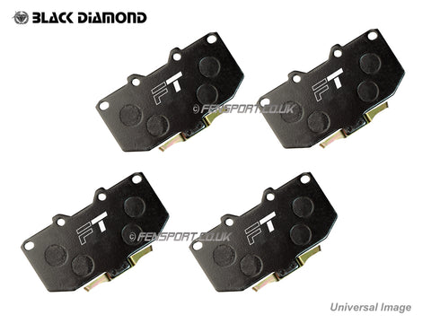 Brake Pads - Front - Black Diamond Predator - IS200d, IS220d, IS250, IS300h