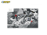 SuperPro - Front Lower Wishbone - Front Bush Kit - 370Z Z34 - fitting diagram